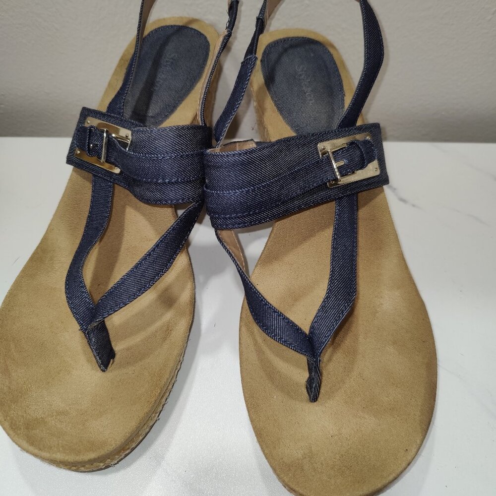 Style & Co Denim wedges